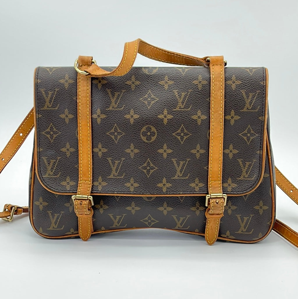 LOUIS VUITTON Alma PM Monogram Vintage LV Bag BA 0060 Authentic Brown