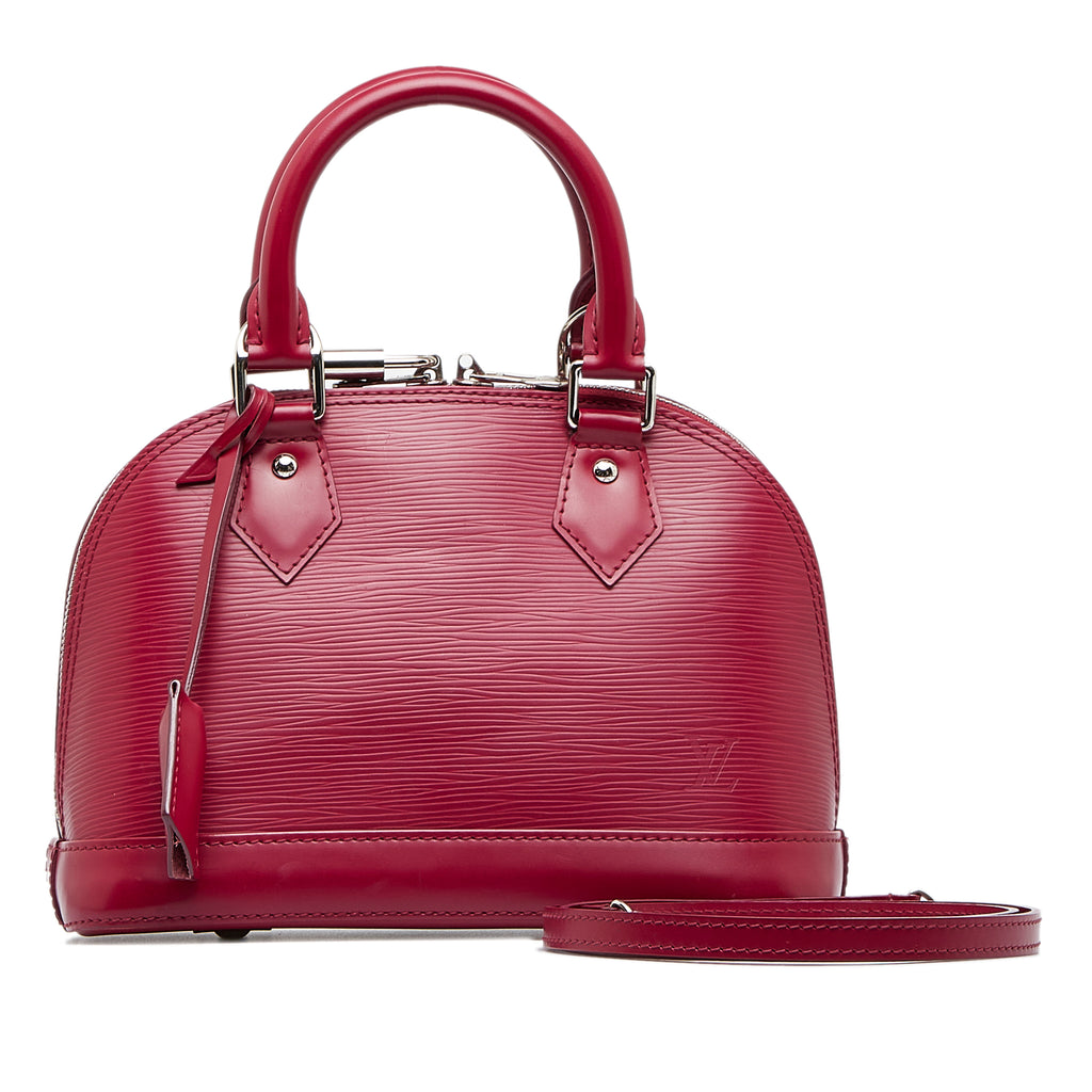 Louis Vuitton Crossbody Shoulder Bag Epi Noe BB Fuchsia Leather