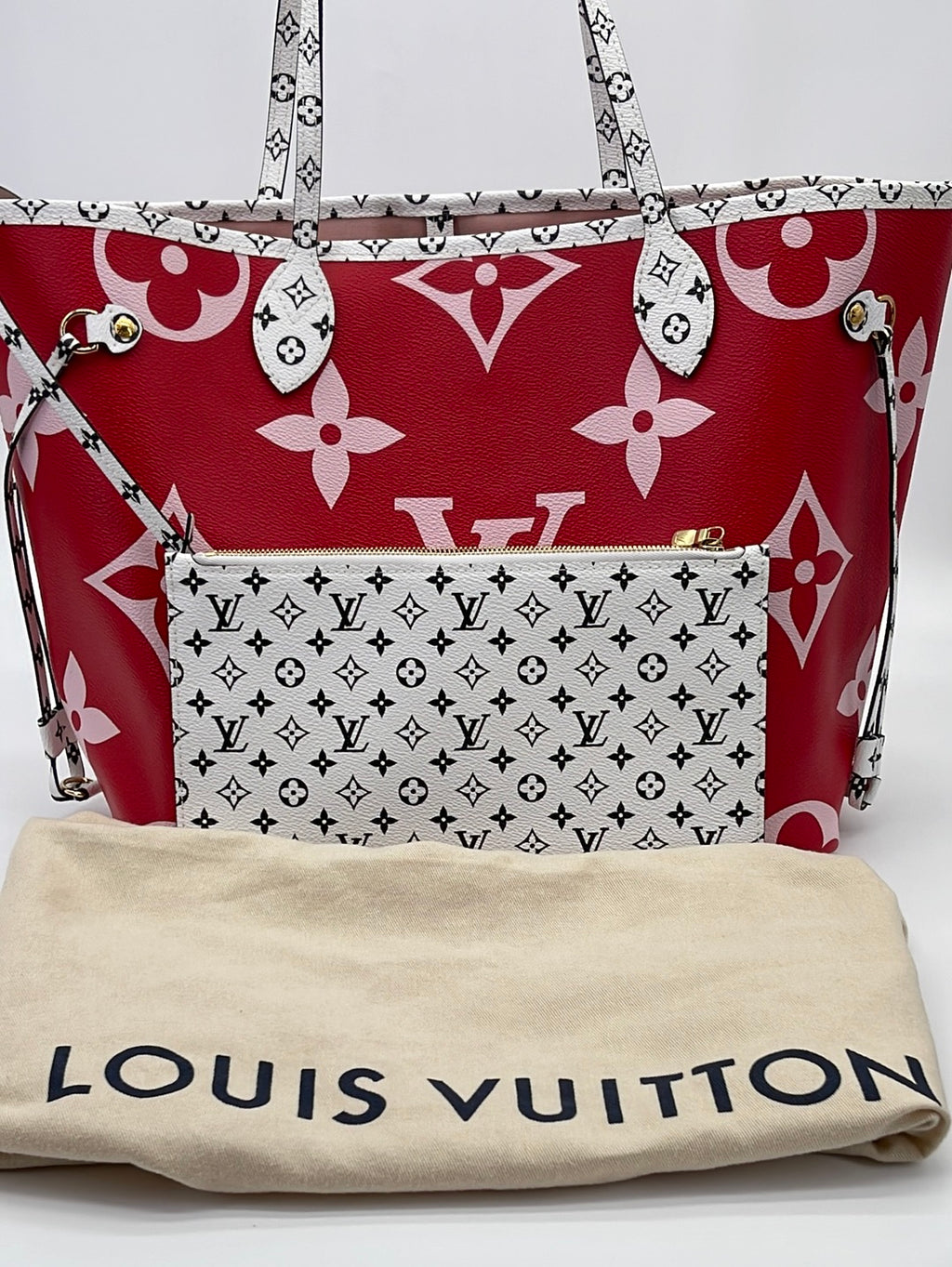 Authentic Limited Edition Louis Vuitton Infrarouge Red Palm Spring PM  Backpack