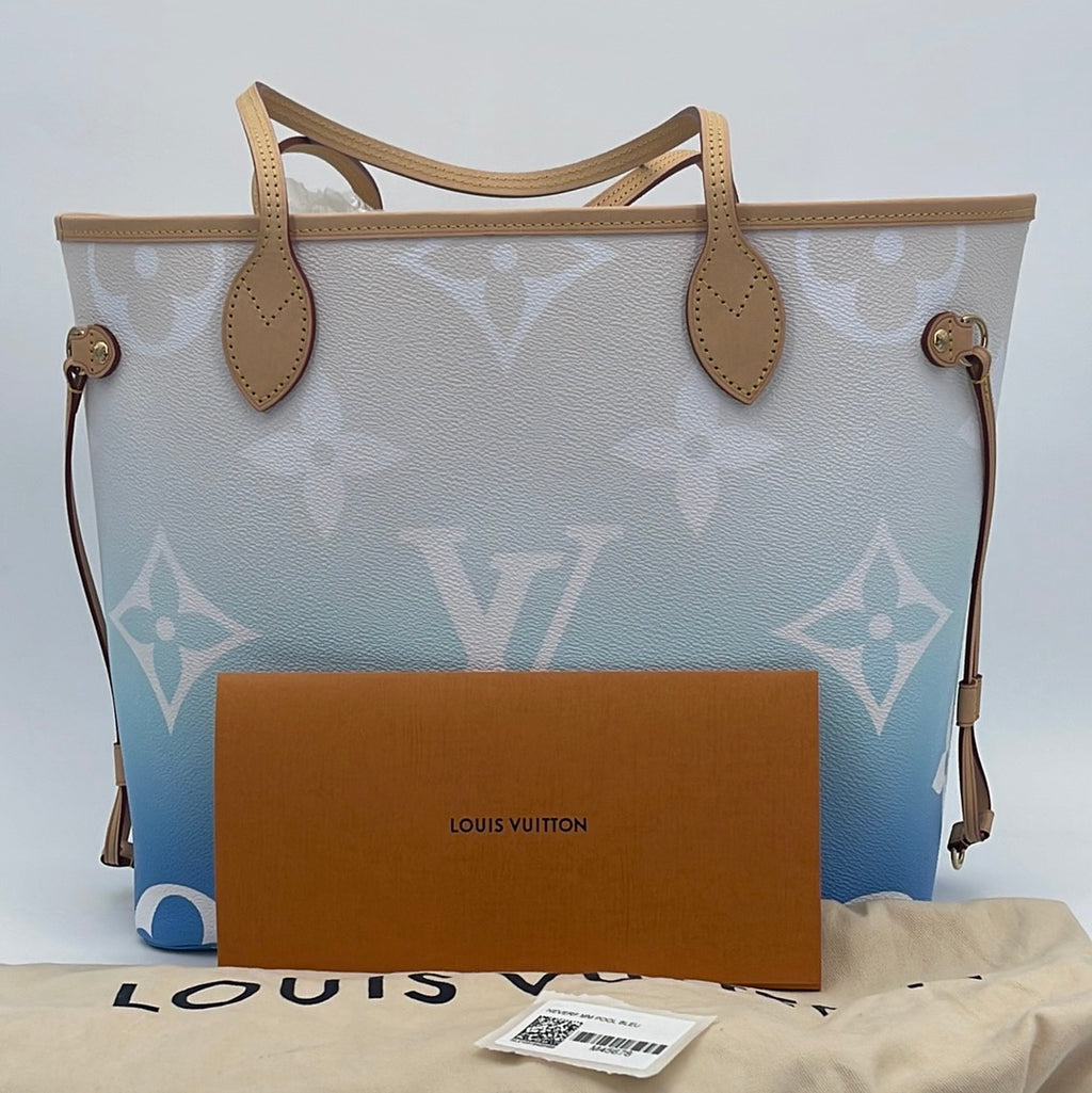 Pre-Owned Louis Vuitton Neverfull MM Tote Bag M45679 Monogram Giant/By The  Pool (New)