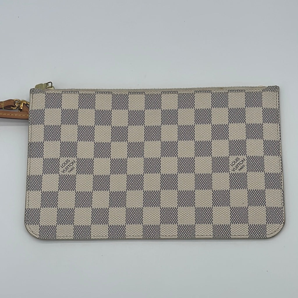 pouch damier azur