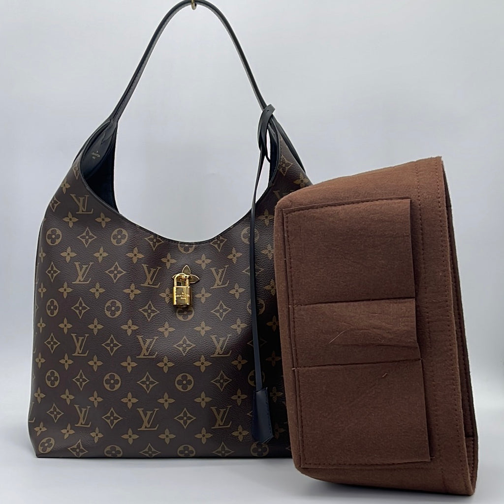 Louis Vuitton Flower Hobo Noir Canvas