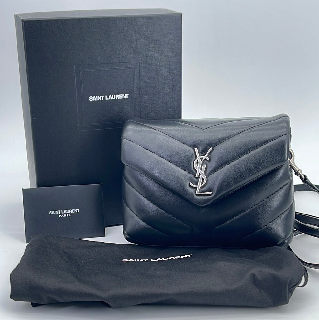 Saint Laurent // Beige Toy Loulou Crossbody Bag – VSP Consignment