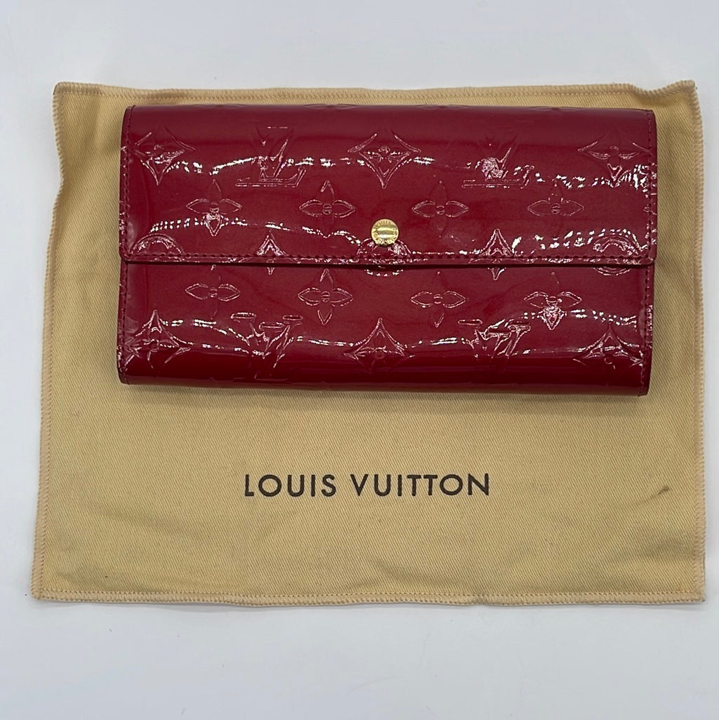 PRELOVED Louis Vuitton White MULTICOLOR Mini Zippy Wallet TS1130 082323