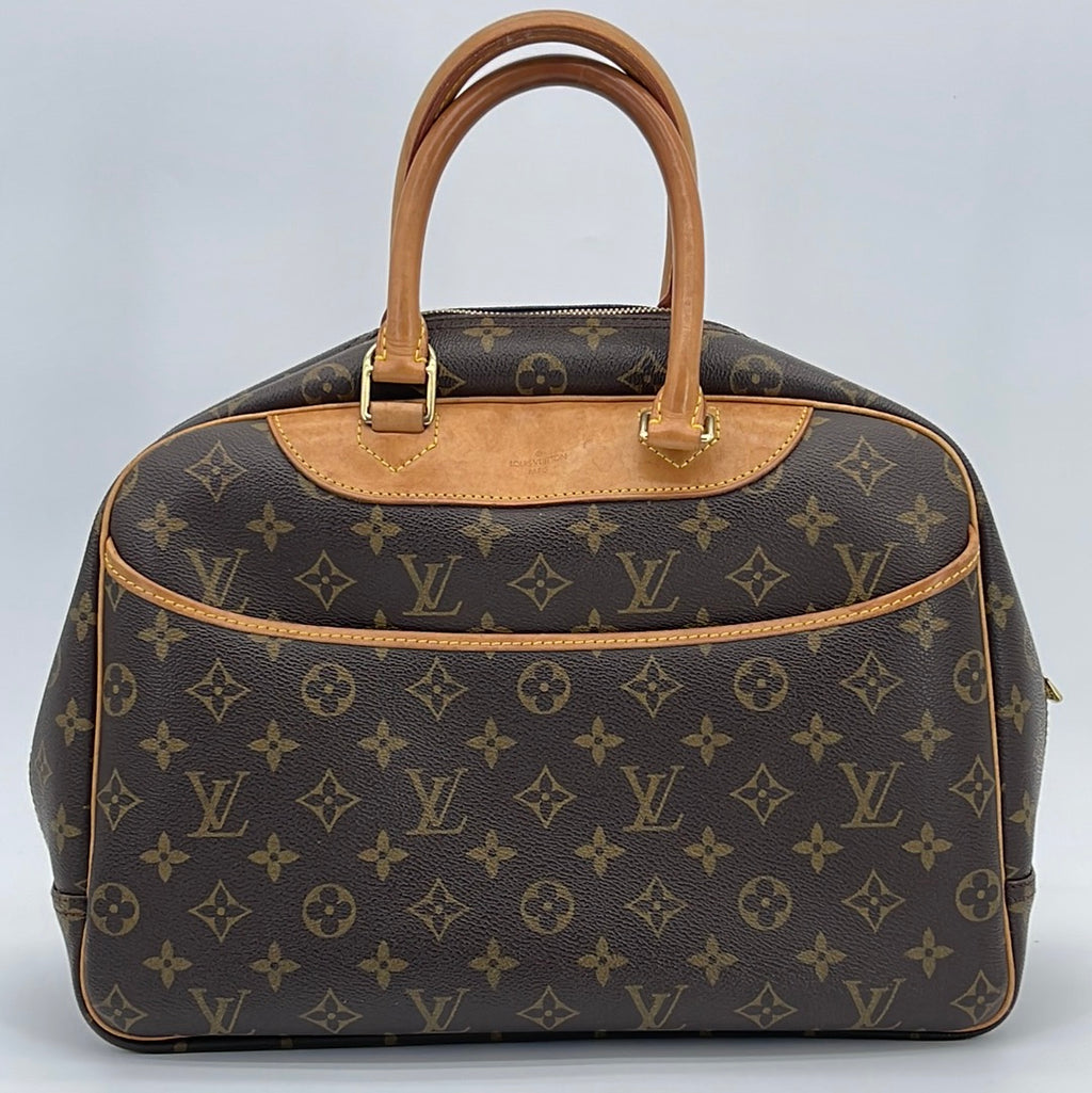 Louis Vuitton Deauville (Bowling Vanity) *No Key Women's Handbag M47270  Monogram (Brown)