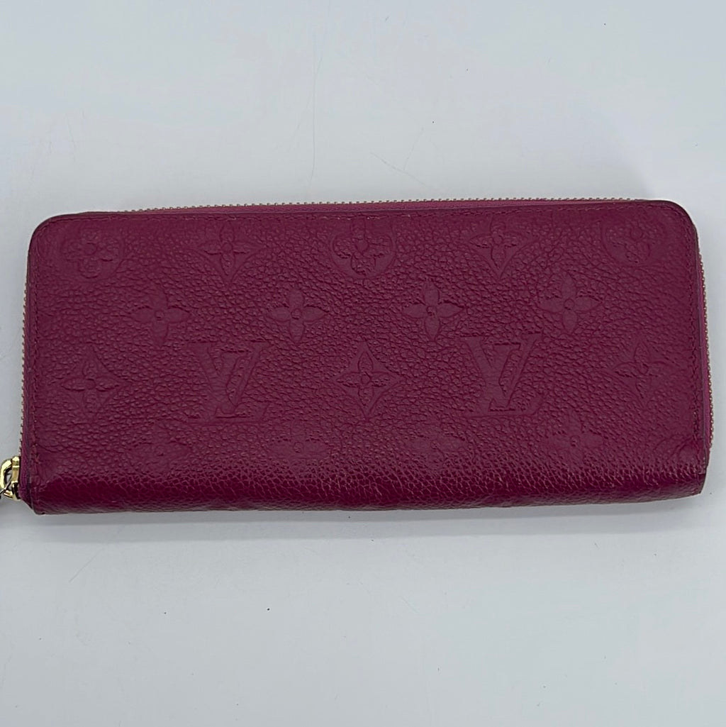 Preloved Louis Vuitton Plum Monogram Empreinte Insert for Portefeuille Curieuse Leather Wallet CA0125 092923