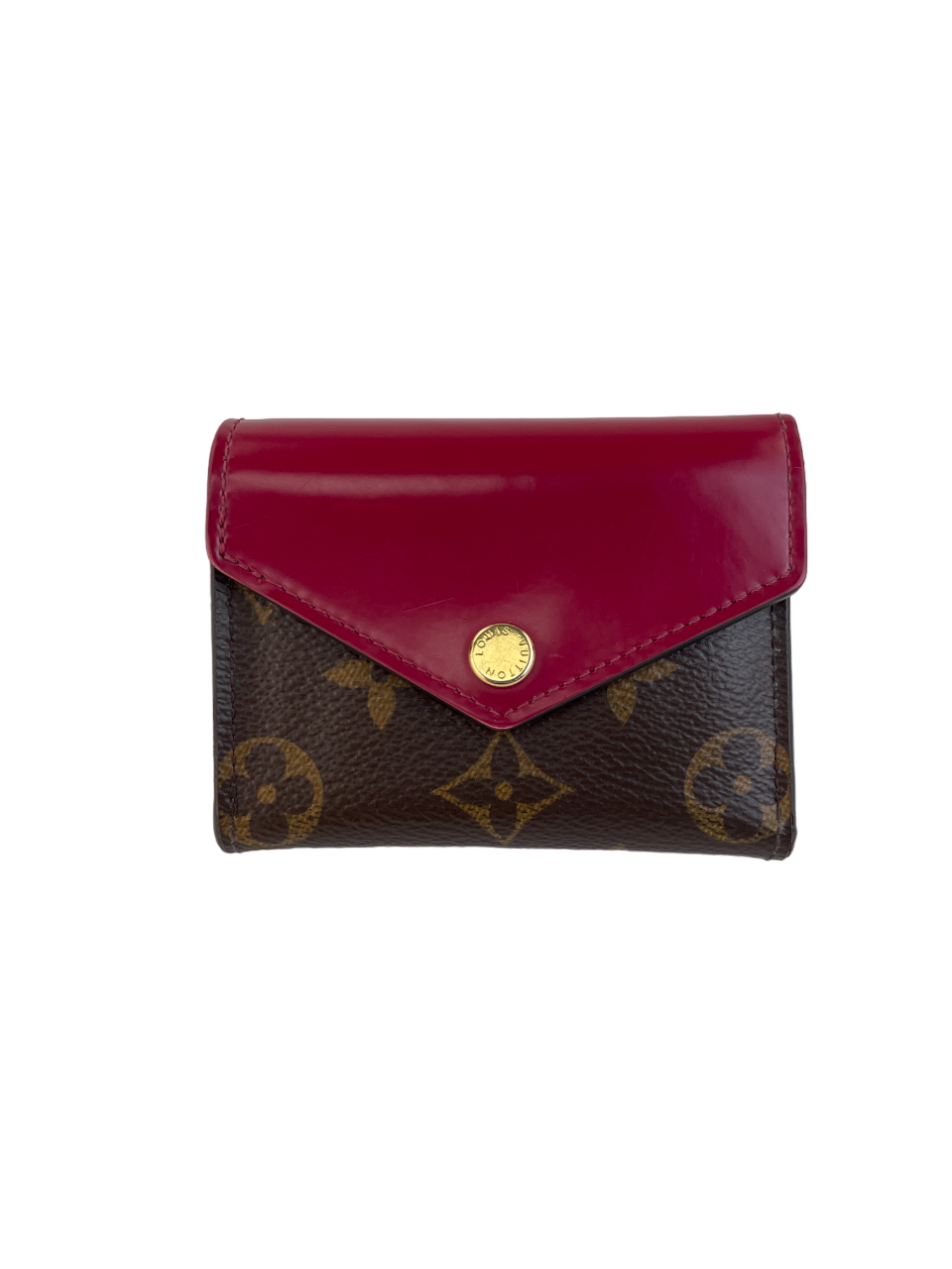Louis Vuitton Zoe Wallet Monogram Giant Red/Pink in Coated Canvas with  Gold-tone - US