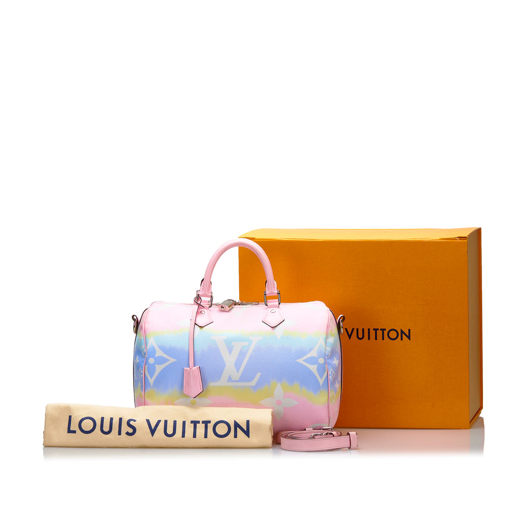 Louis Vuitton Limited Edition Denim Patchwork Monogram Speedy 30, Lot  #56363