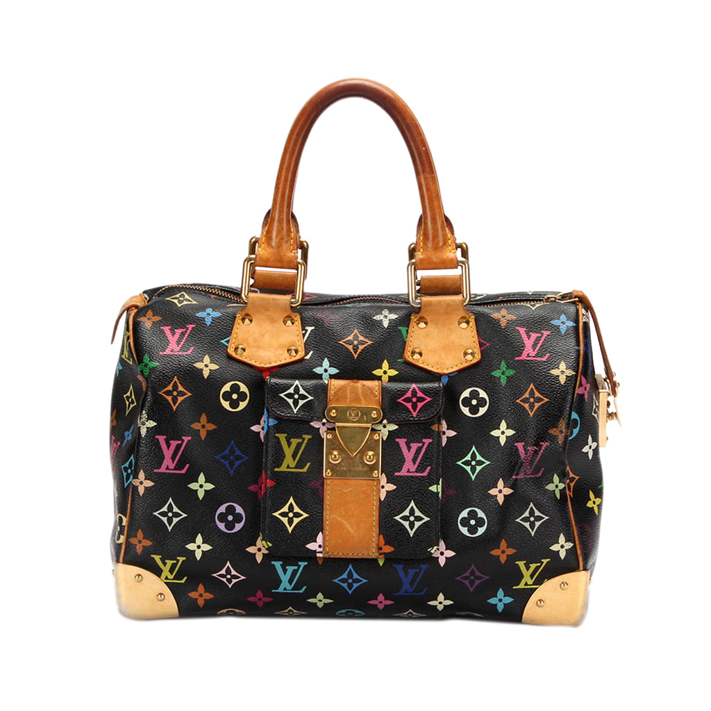 Louis Vuitton Papillon Top Handle Bag Multicolor Leather for sale