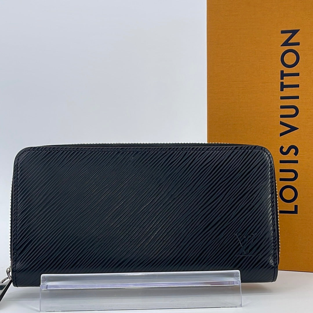 Louis Vuitton Zippy Wallet Black EPI