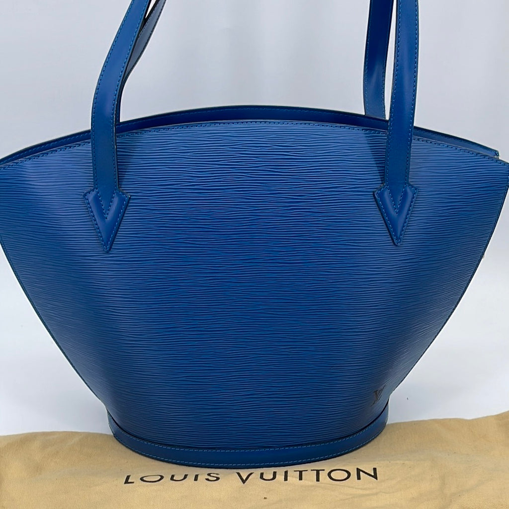 Preloved Louis Vuitton Blue Quilted Leather New Wave Chain PM Bag NZ2128 091023 Off