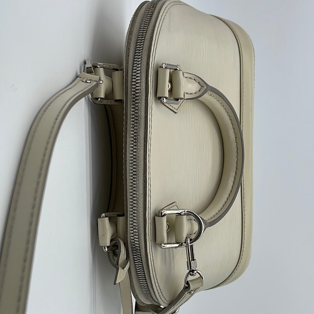 Preloved Louis Vuitton Alma BB Monogram Handbag with Crossbody Strap M –  KimmieBBags LLC
