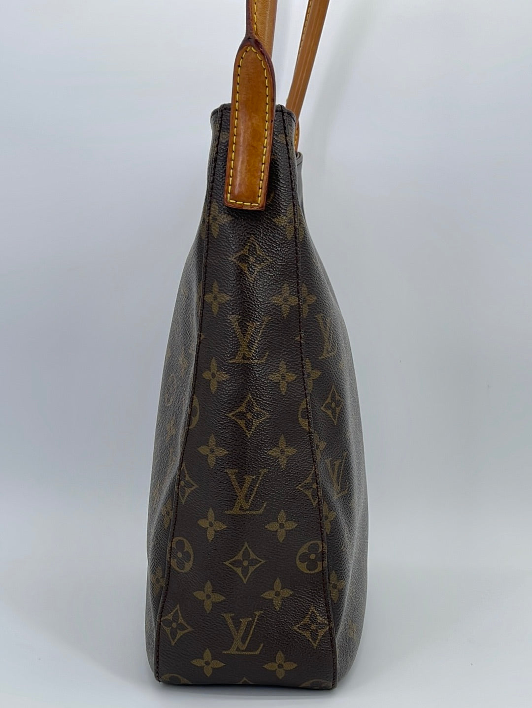 LOUIS VUITTON Looping MM Monogram Canvas Shoulder Bag Brown-US