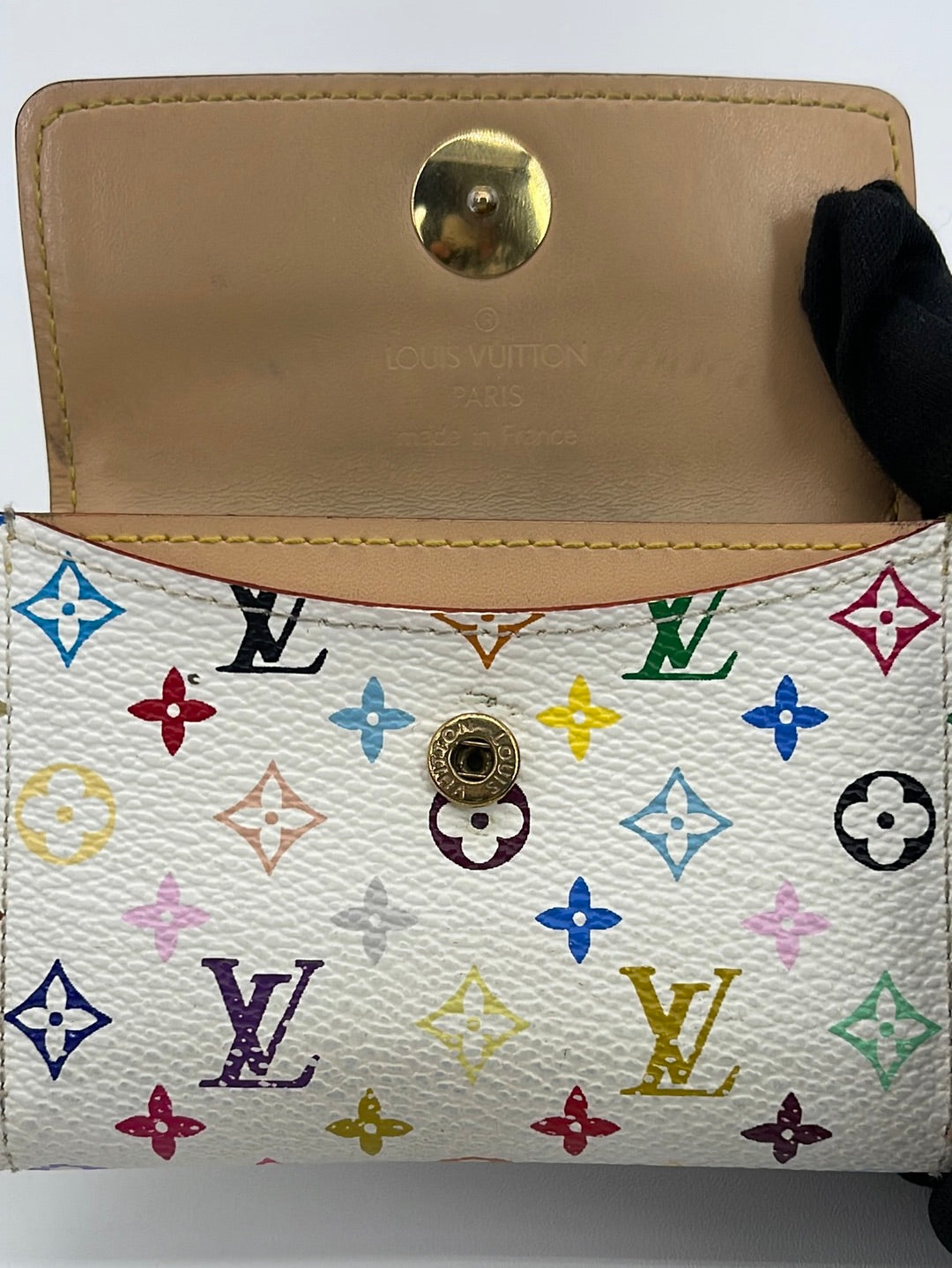 lv multicolor card holder