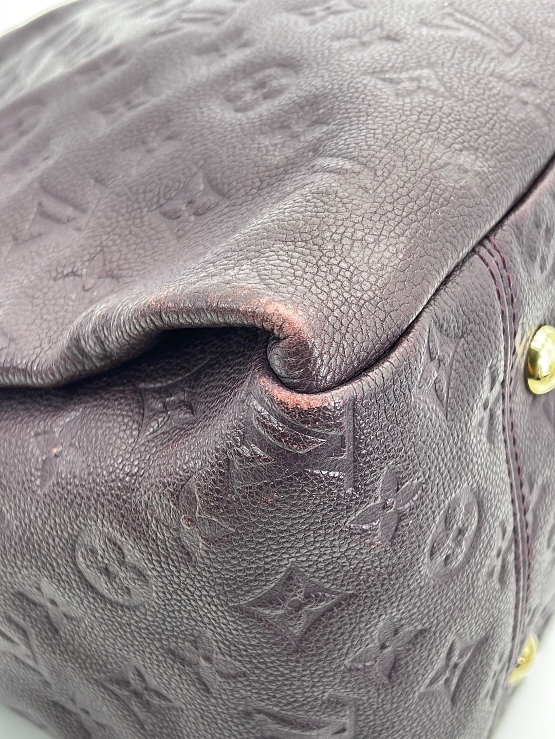 Louis Vuitton Purple Monogram Empreinte Leather MM Artsy Shoulder