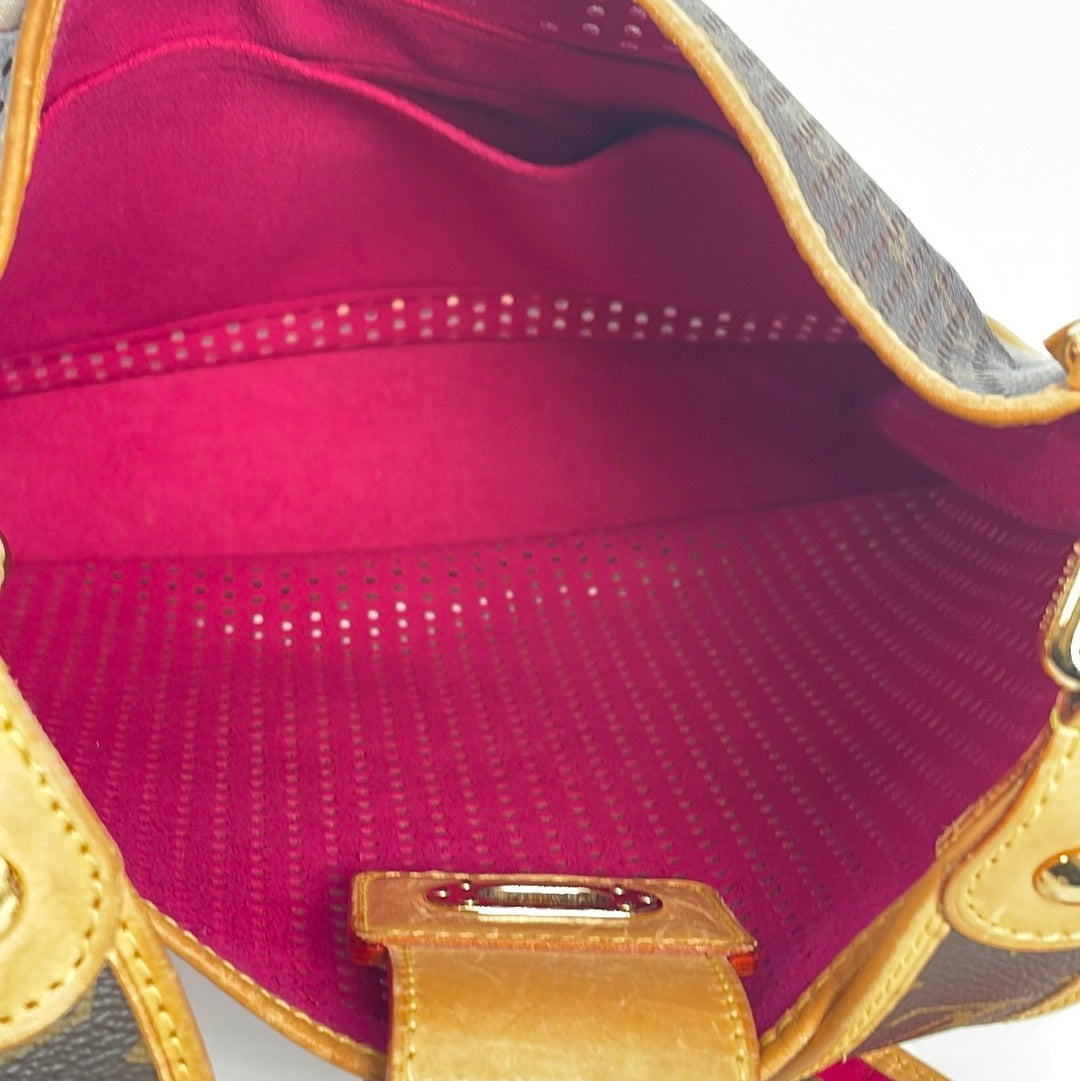 Louis Vuitton Monogram Perforated Musette Fuchsia