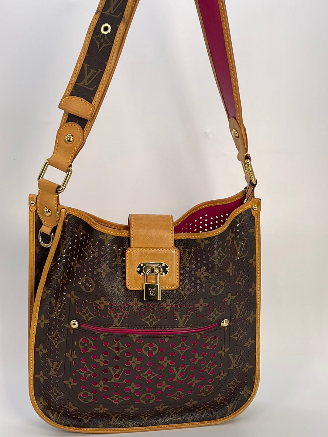 Brown Louis Vuitton Monogram Musette Perforated Shoulder Bag – Designer  Revival