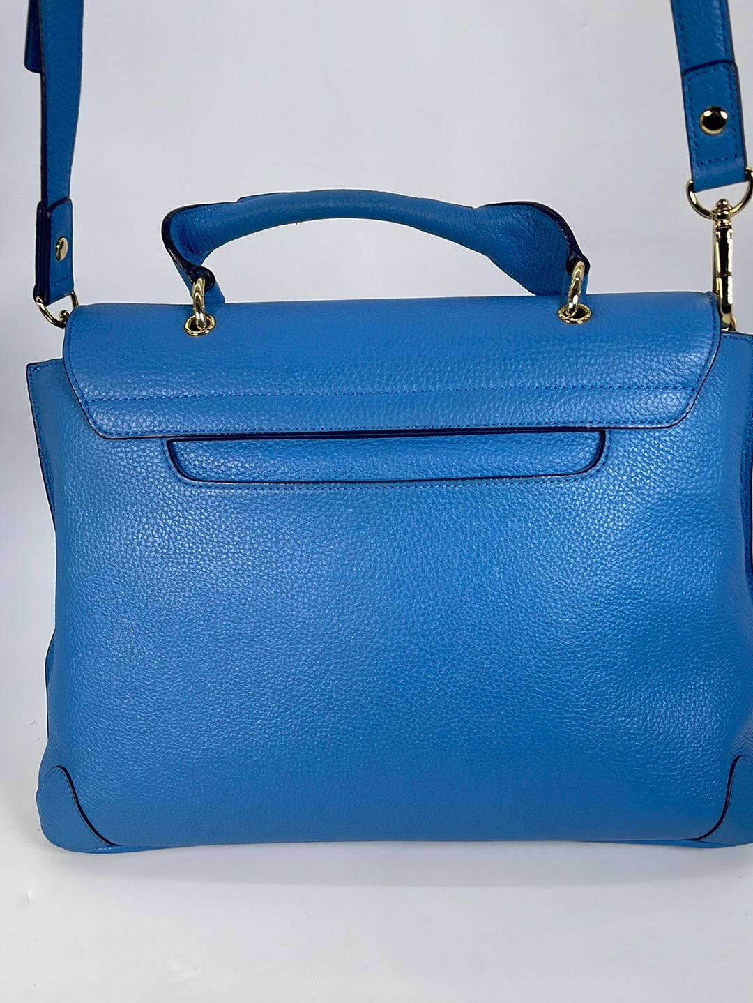 Leather crossbody bag MCM Blue in Leather - 17305471