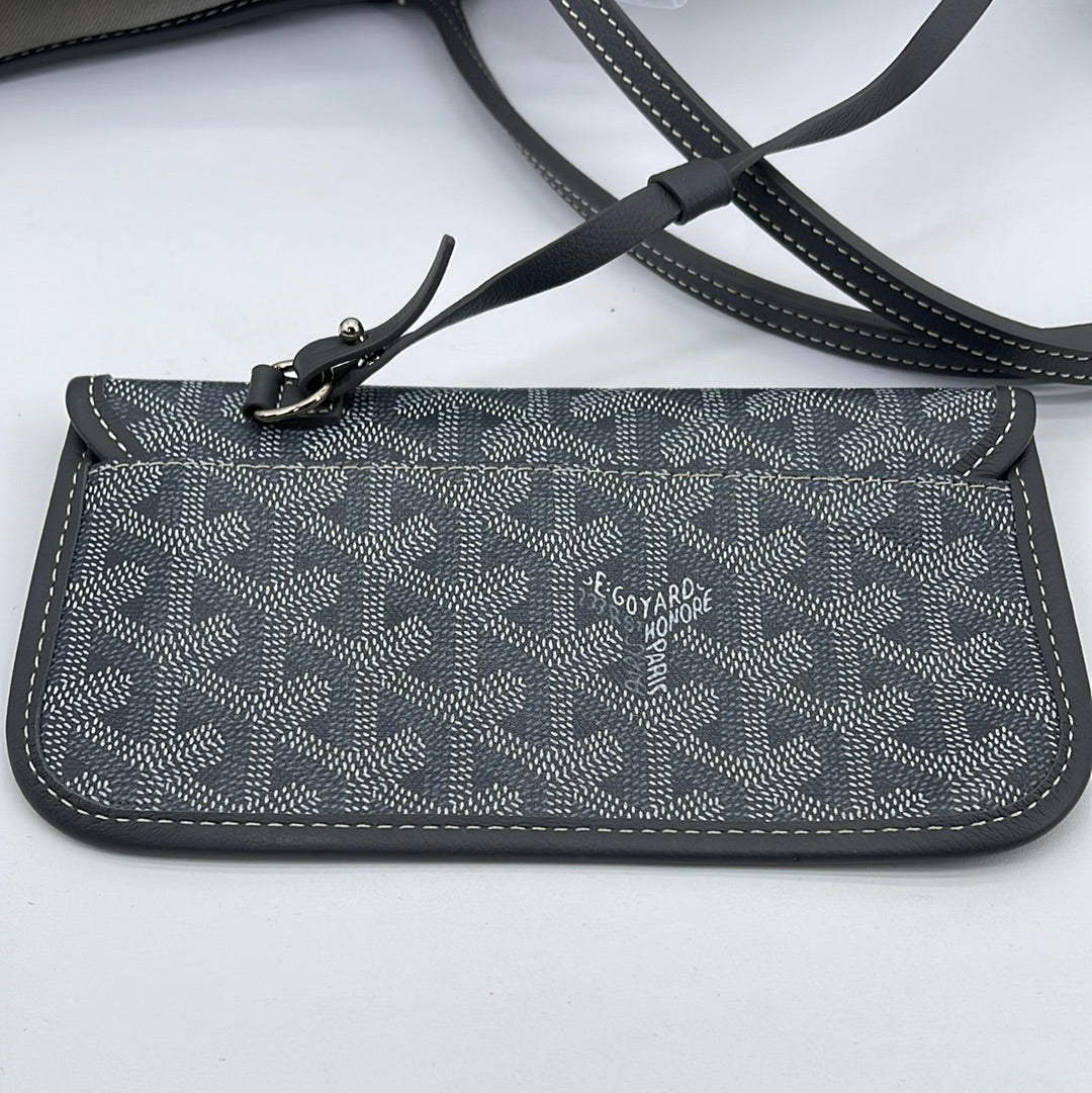 NTWRK - Preloved Goyard Goyardine Saint Louis Tote GM LME with Pochette