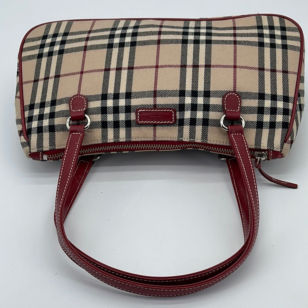 Preloved BURBERRY Haymarket Coated Check Canvas Minford Satchel ITTRES –  KimmieBBags LLC