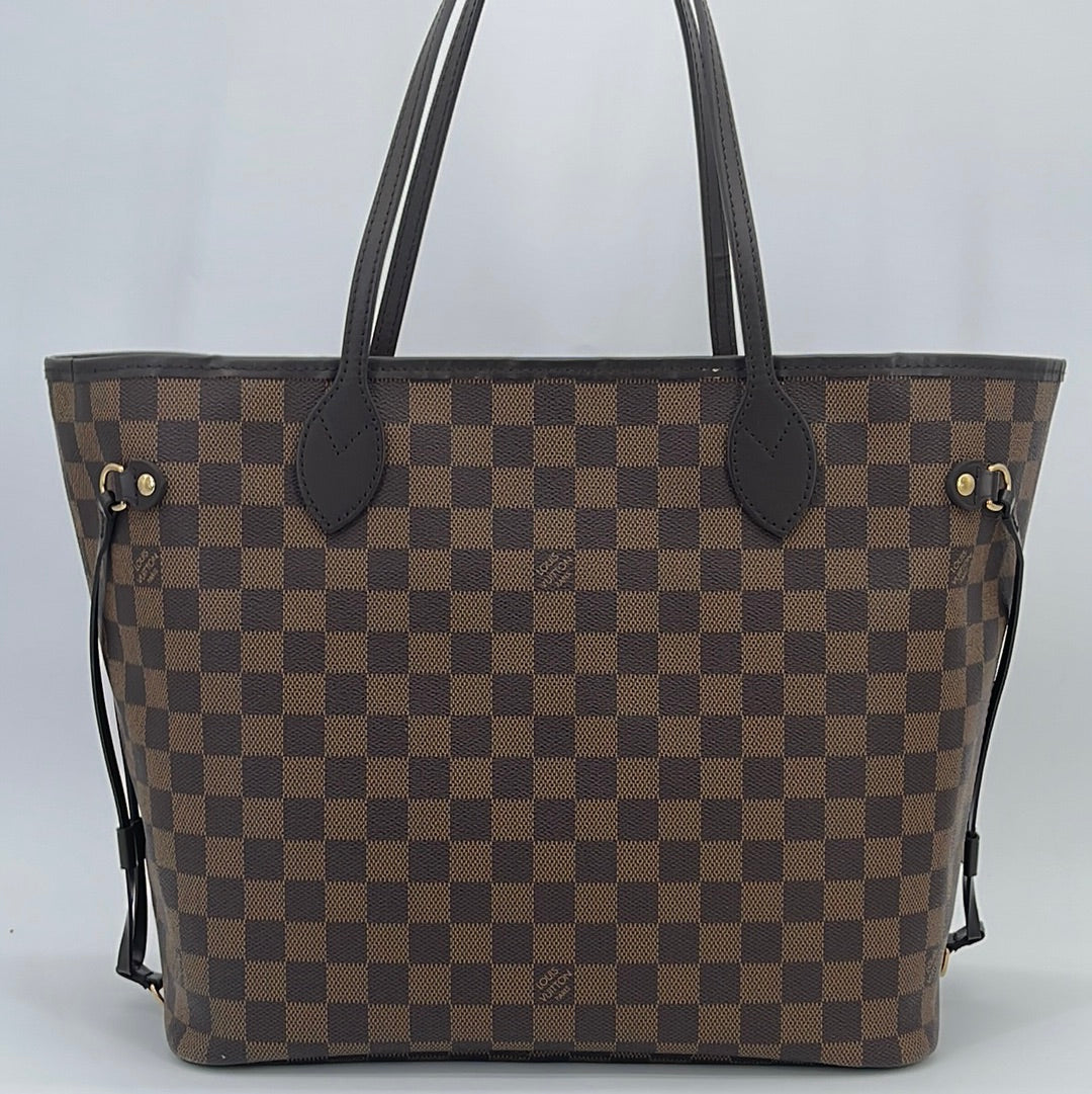 Sold at Auction: Louis Vuitton Neverfull PM Ebene Damier Tote