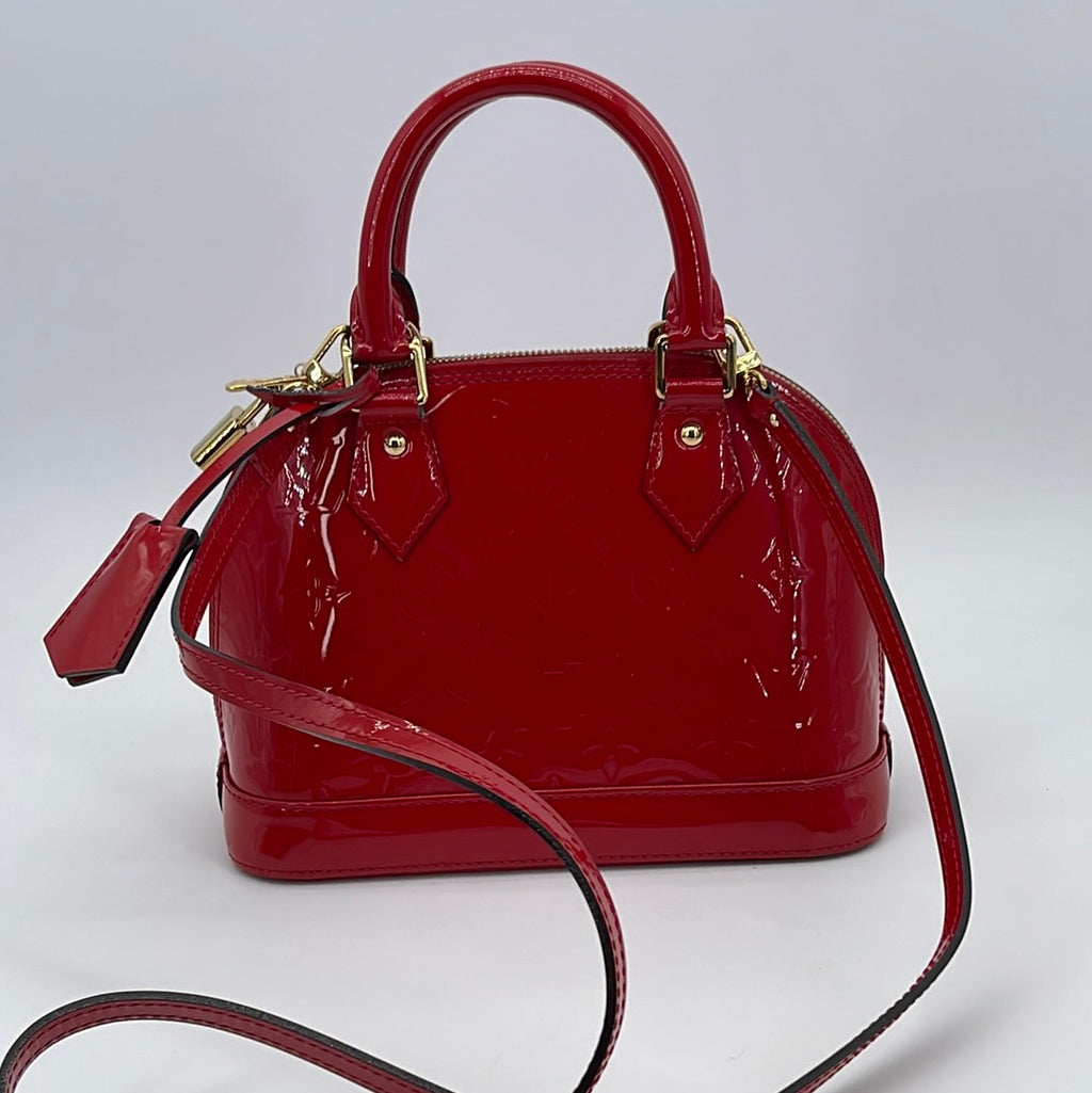 PRELOVED Louis Vuitton Alma BB Rose Ballerine Epi Leather #luxurybag #