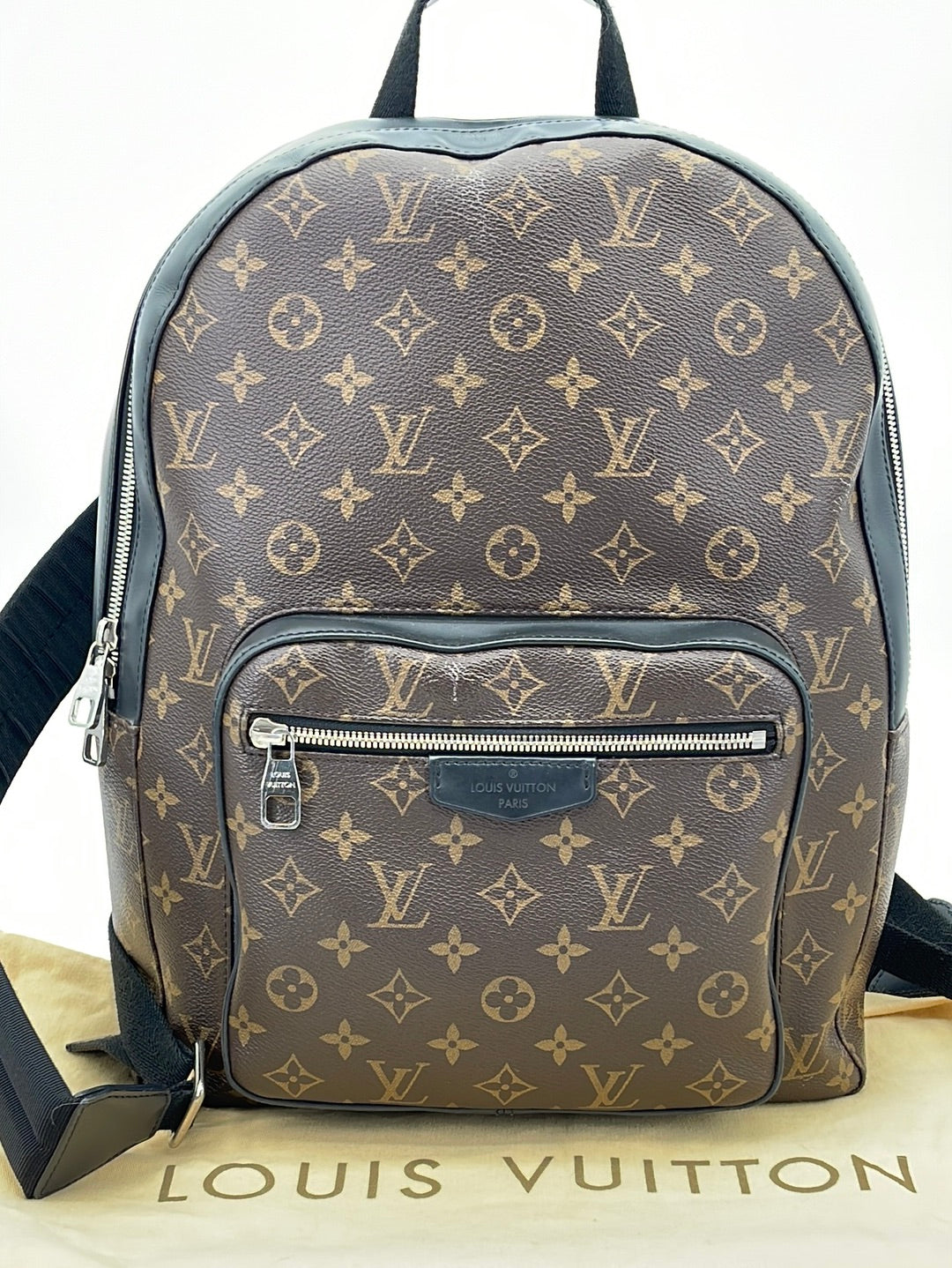 Preloved Louis Vuitton Macassar Monogram Canvas Josh Backpack DR0139 0 –  KimmieBBags LLC