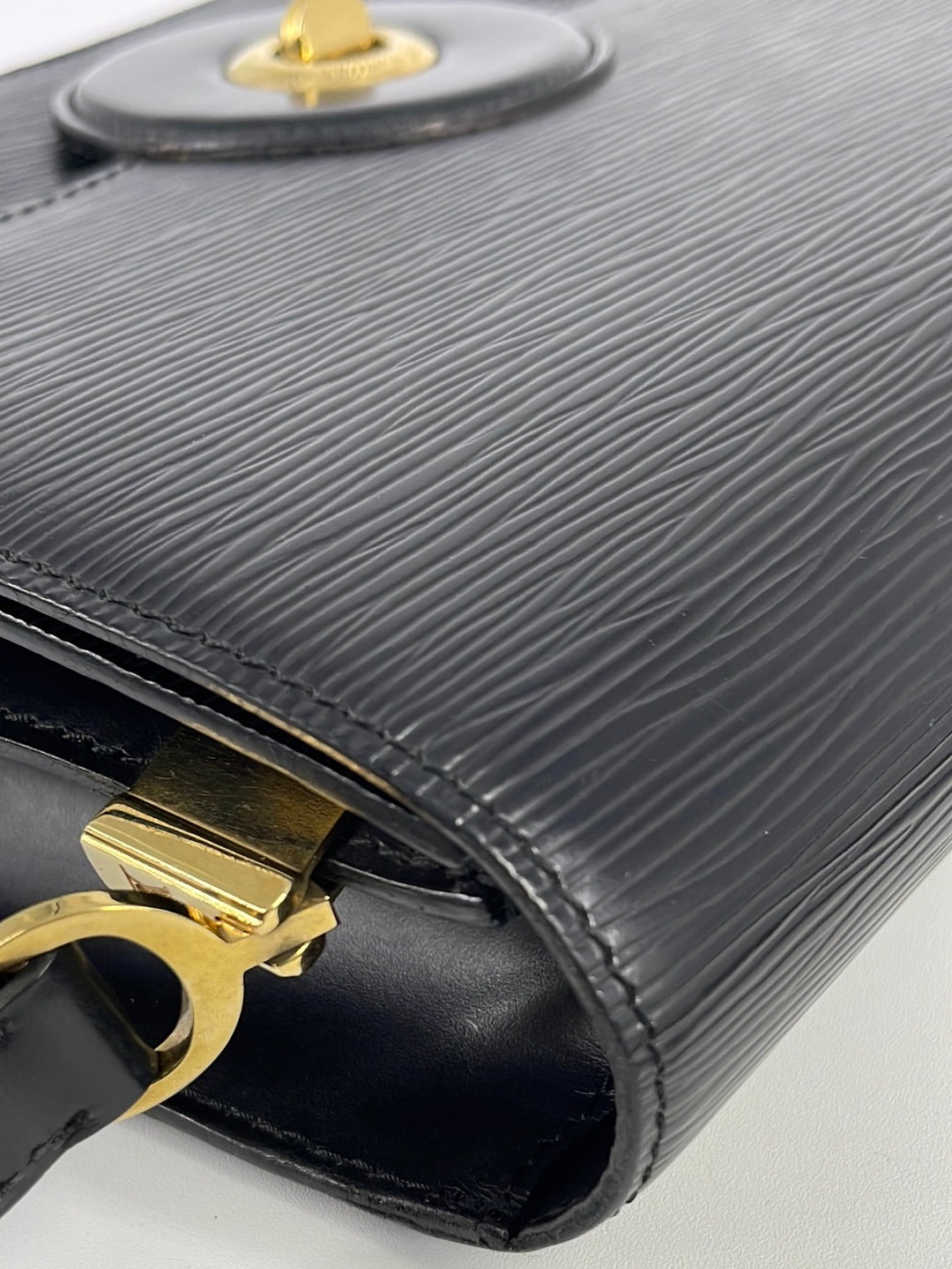 LOUIS VUITTON Friedland Black & Blue Epi Shoulder Bag 