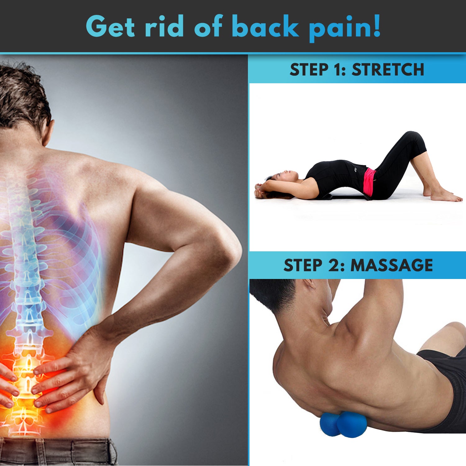 get rid of lower back pain