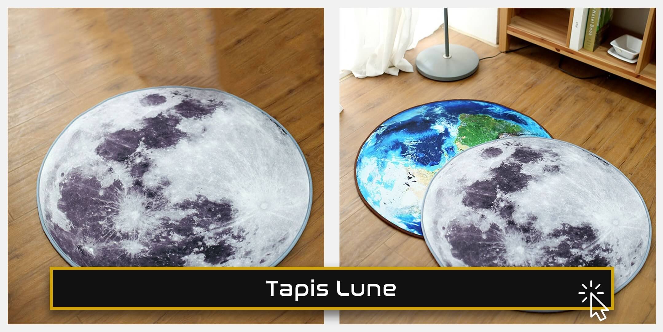 cadeau astronomie tapis lune