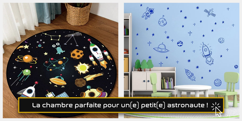 chambre enfant bébé astronaute