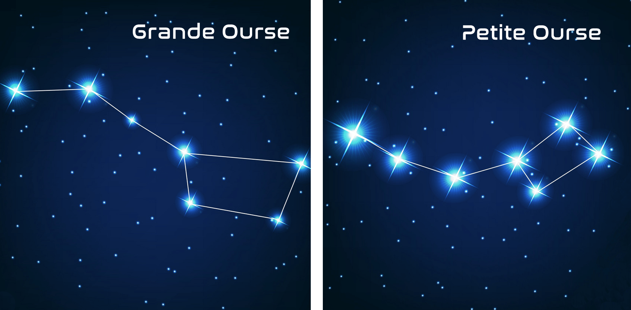 constellation petite et grande ourse