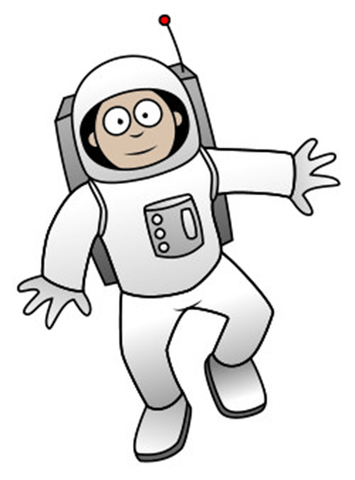 dessin astronaute dessin animé étape 7