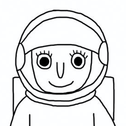 dessin astronaute etape 8