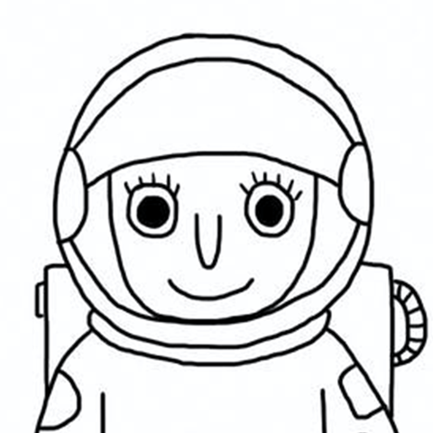 dessin astronaute etape 9