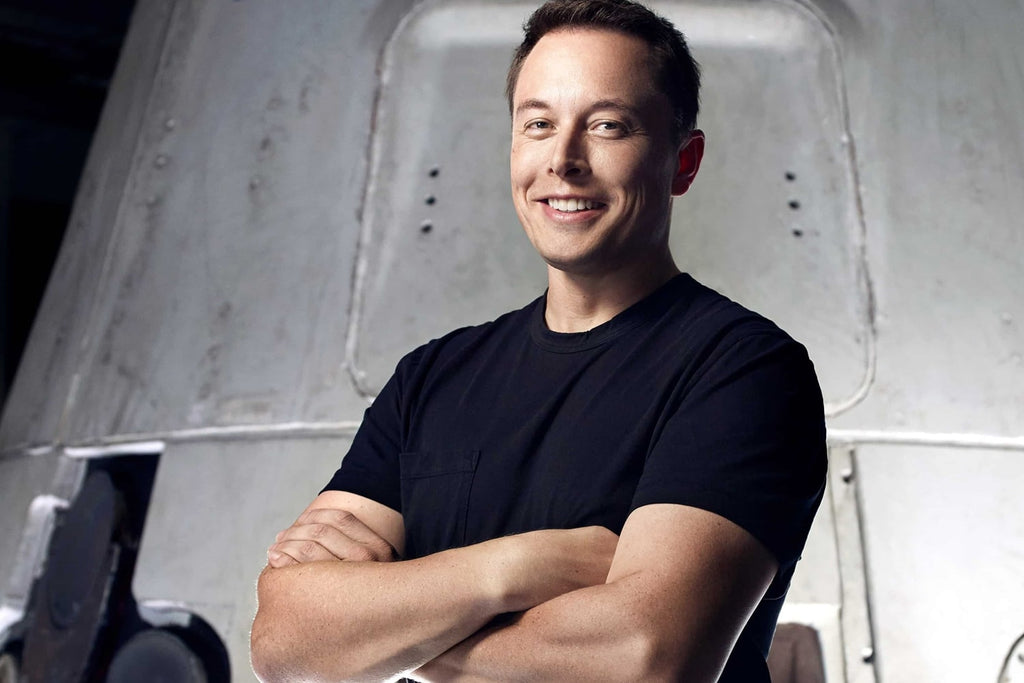 portrait elon musk