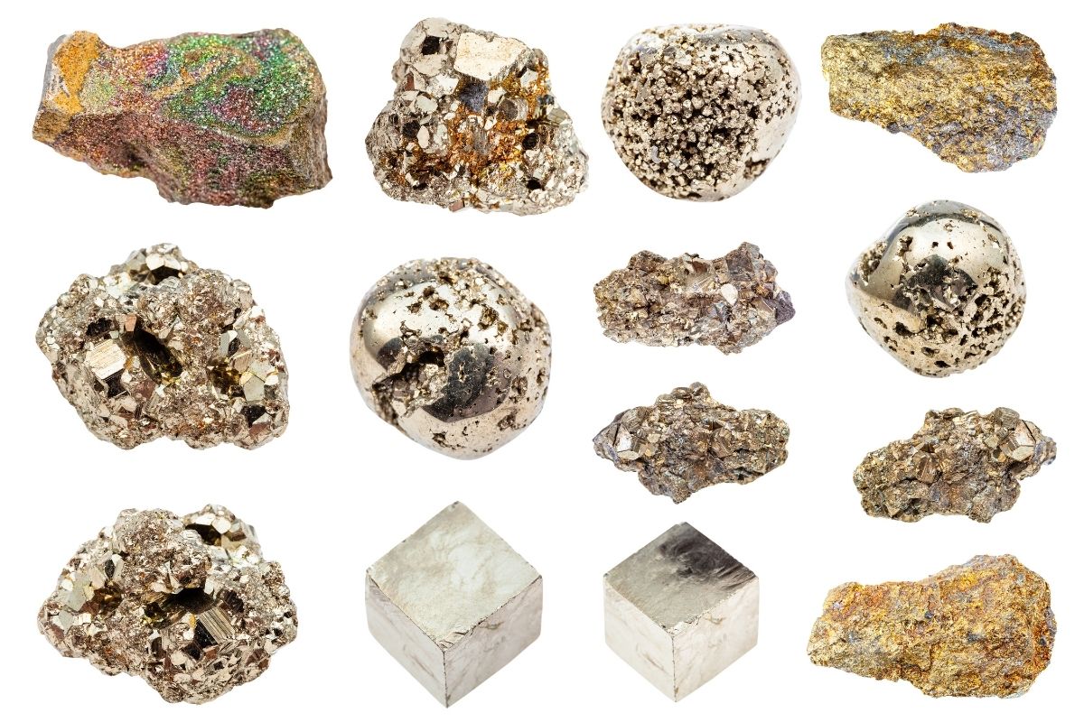 different varieties of Pyrite