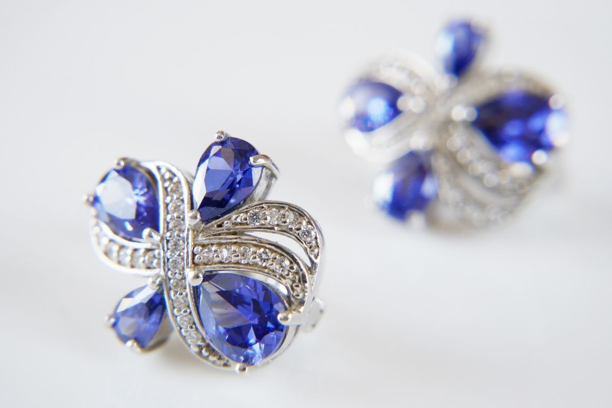 tanzanite earrings