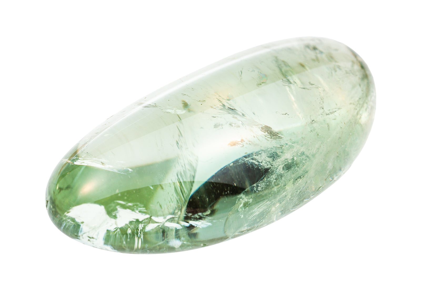 light green healing stone