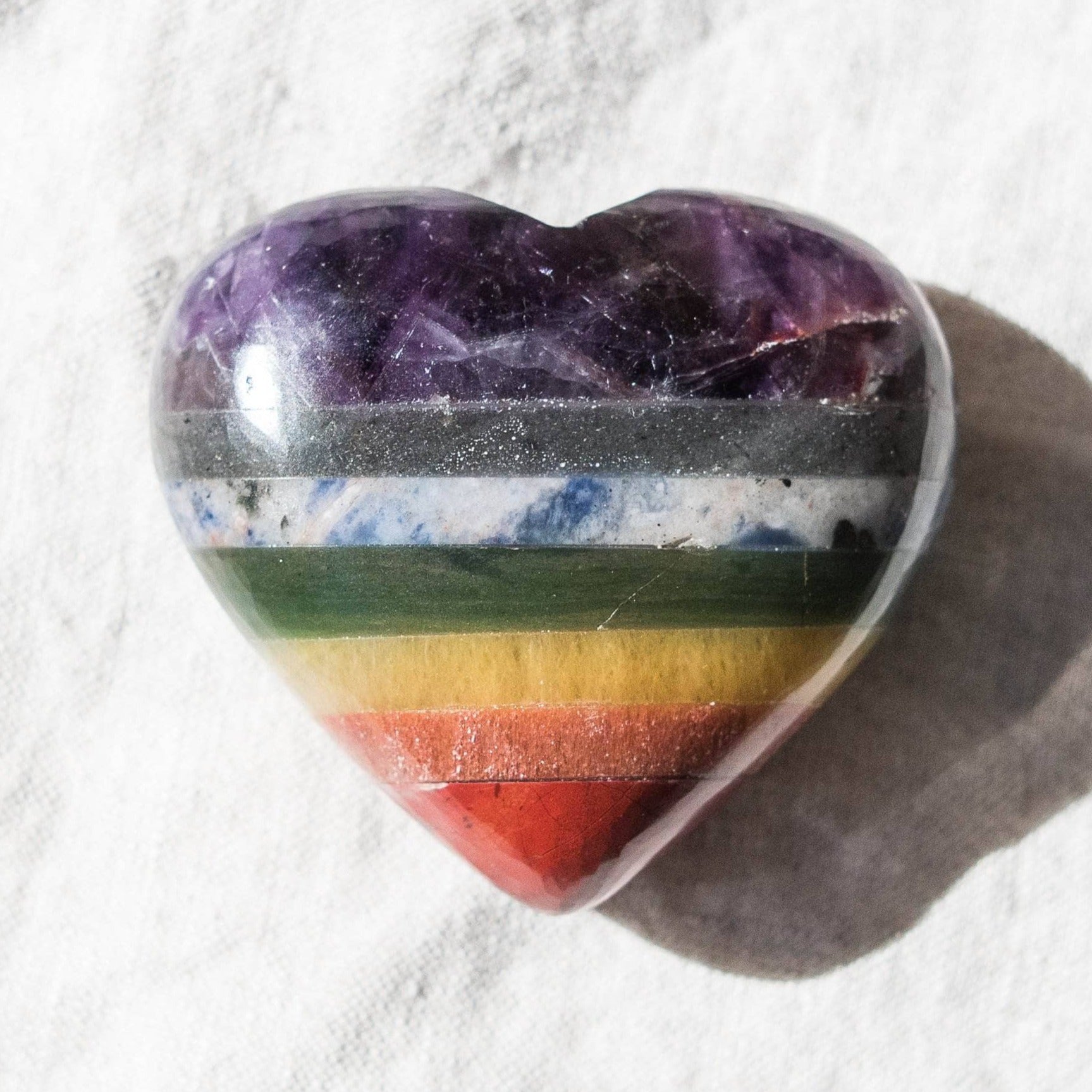 chakra crystal heart