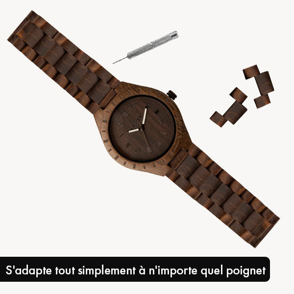 orologio da uomo BLACK EDITION ▷ tipo di legno: legno di piombo –