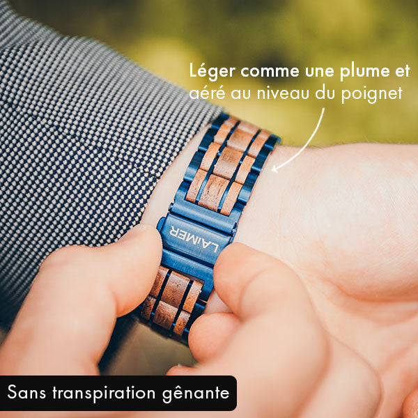 Apple Watch bracelet COLOUR EDITION ▷ bois de noix –