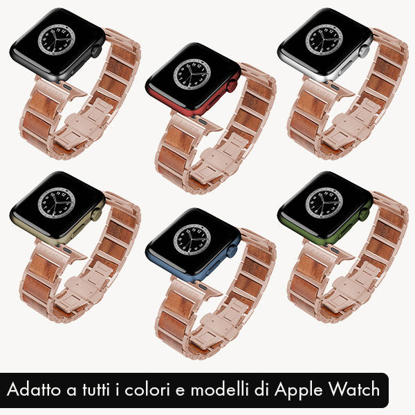 Apple Watch cinturino MIAMI ▷ legno: acacia –