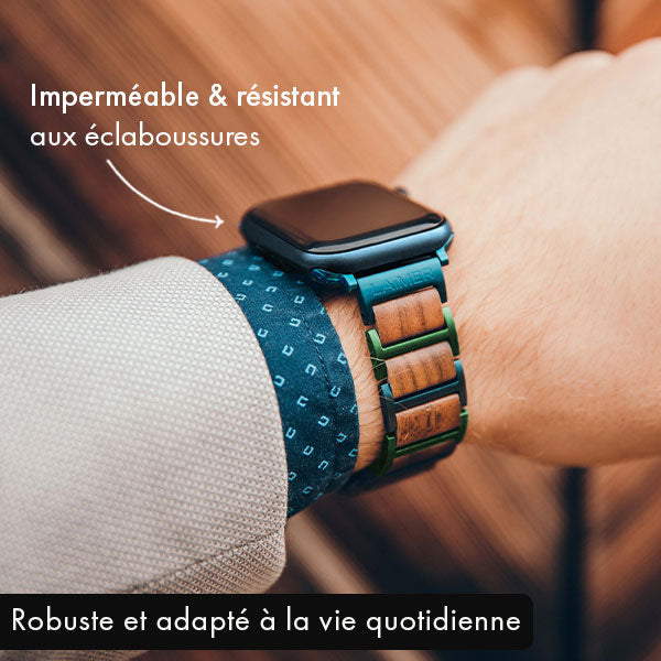 Apple Watch bracelet COLOUR EDITION ▷ bois de noix –