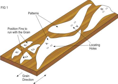 Sculpture Woodworking Pattern Baby Dolphin