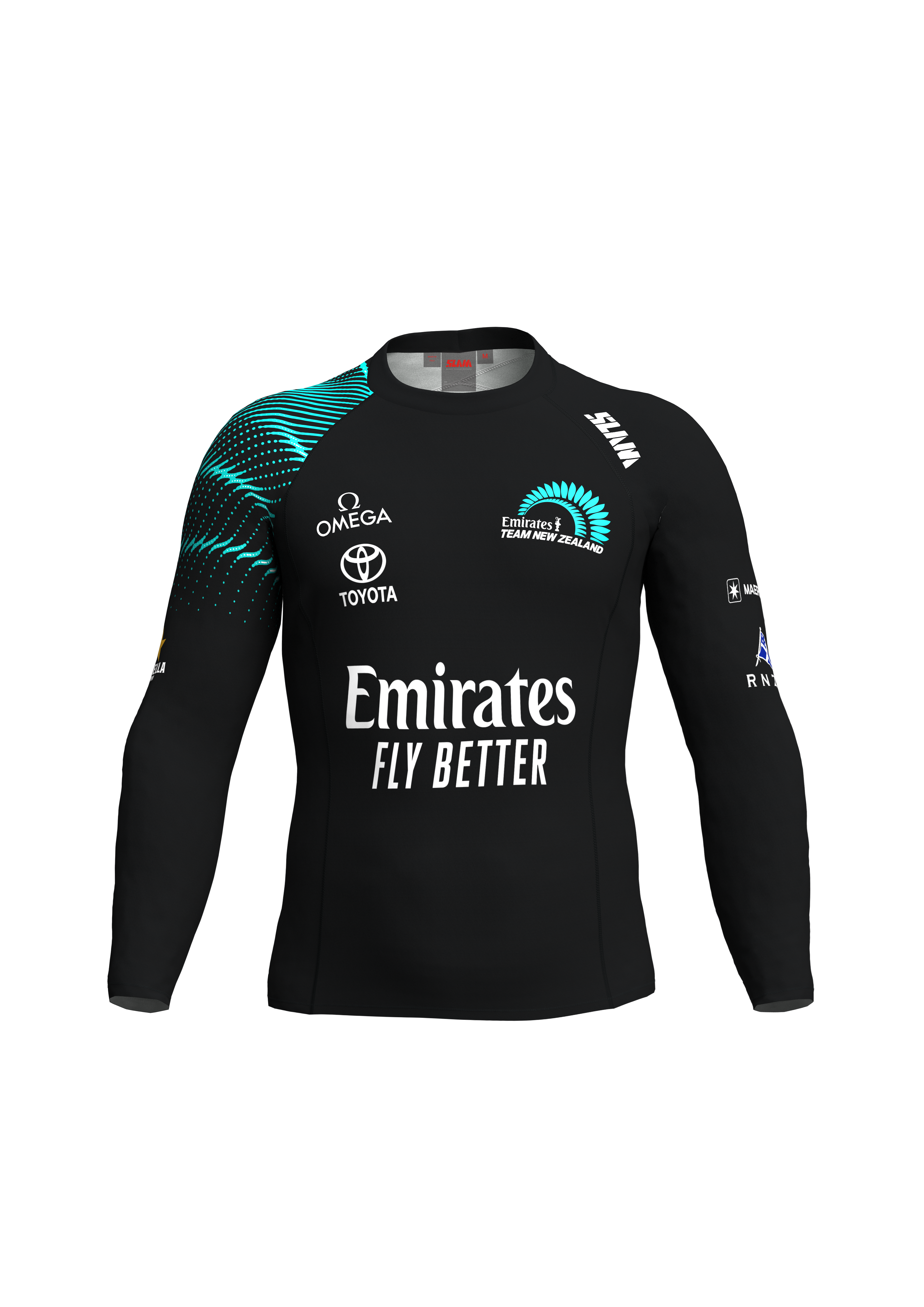 Image of SLAM Emirates Team New Zealand Pro Lycra Top