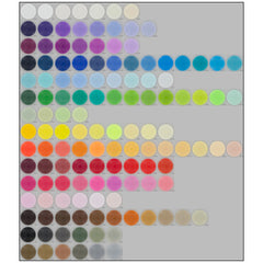 Size 20 KAM Plastic Snap Color Chart