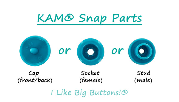 KAM® Plastic Snap Color Card