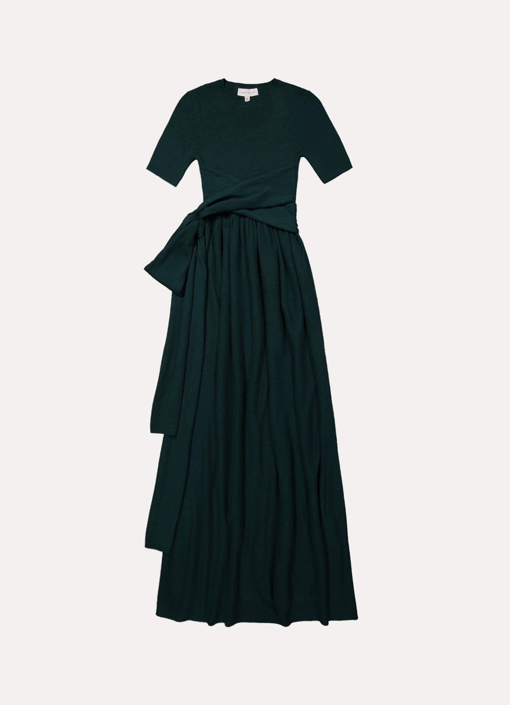 something navy green dress