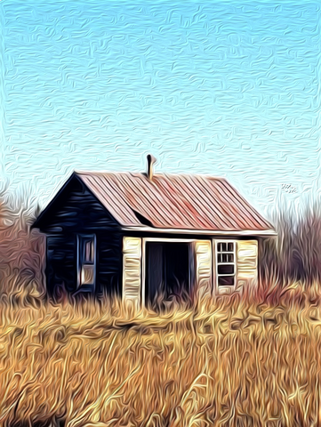 Old small shack